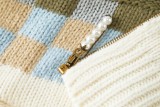 Louis Vuitton 25FW Rainbow Color-Block Sailor Collar Knit Zip Jacket - White 260721