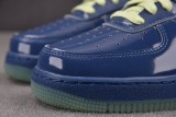 Nike Air Force 1 Low Patent Leather Mystic Navy Grape Ice