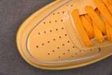 Nike Air Force 1 Low Patent Leather Topaz Gold Pine Green