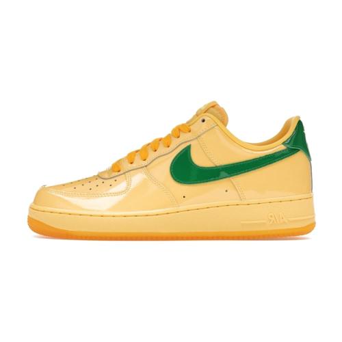 Nike Air Force 1 Low Patent Leather Topaz Gold Pine Green