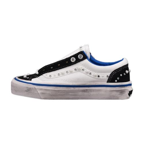 Vans Old Skool 36 Pearlized White Blue