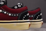 Vans Old Skool 36 Pearlized Black Red