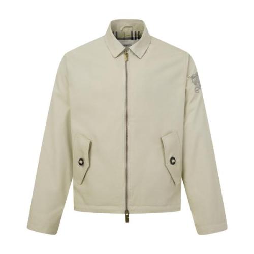 Burberry Embroidered Spread Collar Jacket - Cream 260908