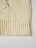 Louis Vuitton Color-Block Zip Knit Top - Cream 260908