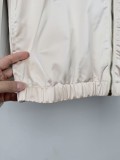 Louis Vuitton 26FW Leather Logo Satin Track Jacket - White 260915