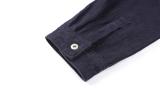 Dior 26SS Jacquard Denim Long Sleeve Shirt - Charcoal 261013