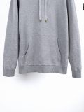Louis Vuitton Monogram Burnout Knit Long Sleeve Hoodie - Gray 261020