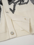 Louis Vuitton 26SS Wool Jacquard Knit Long Sleeve Cardigan - Warm Gray 261020