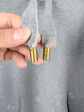 Louis Vuitton Monogram Burnout Knit Long Sleeve Hoodie - Gray 261020