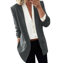 Black Slim Fit Lightweight Blazer TQK260024-2(This items size is smaller, pls select one size bigger