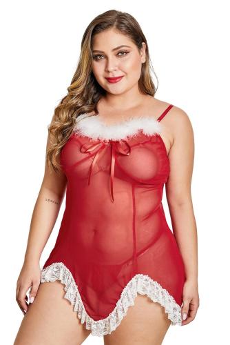 Us 4 20 Plus Size Christmas Santa Babydoll Lingerie Lc31387 3 M Sebowel Net