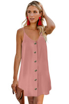 Pink Buttoned Slip Dress LC220704-10