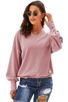 Pink Our Country Roads Thermal Top LC252455-10