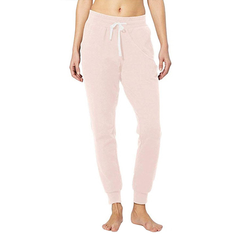 pink drawstring pants
