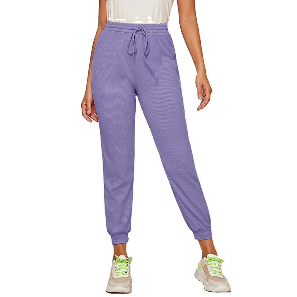 ribbed lounge joggers