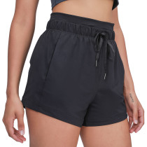 Black Drawstring Breathable Loose Shorts TQE610203-2
