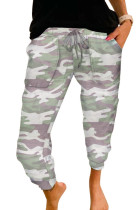 Gray Camouflage Casual Sports Pants LC77489-11