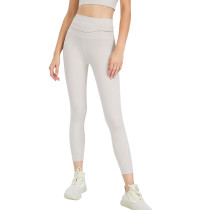 White High Elasticity Yoga Sports Pants TQE61576-1