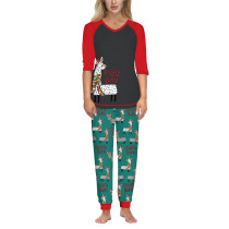 Christmas Llama Print Loungewear TQK710416-6