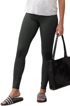Gray Stretchy Fit High Waist Leggings LC76468-11