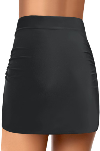 Gray Arch Hem Swim Skirt LC472004-11