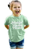 Green Kids Making Mama Proud Print Tee TZ251097-9