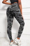 Black Seamless Camo Print Butt Lift High Waist Yoga Pants LC900012-2