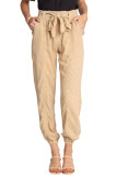 Apricot High Waist Casual Joggers with Pockets LC772976-18