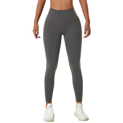 Dark Gray High Waisted Fitness Sports Yoga Pants TQX511036-26