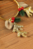 Yellow Christmas Glitter Antler Ear Decor Headband BH041394-7