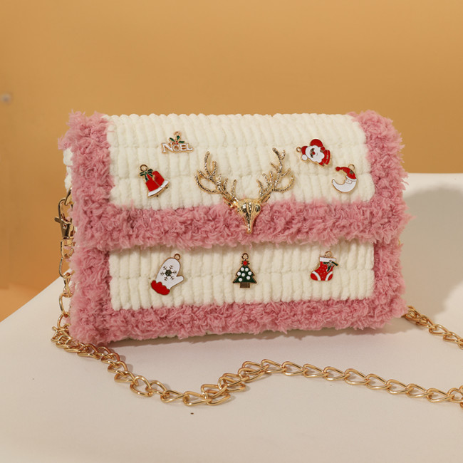 【Kectios™】新年禮物手工編織包包diy材料包自制作網格手織送女友閨蜜手工包