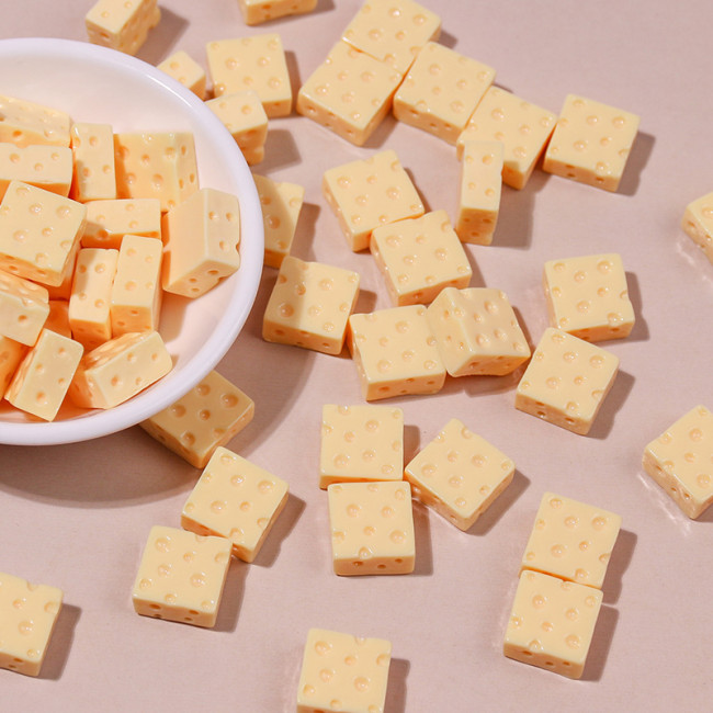 【Kectios™】乳酪小蛋糕diy手機殼模擬奶油膠材料包手工水晶滴膠製作樹脂配件