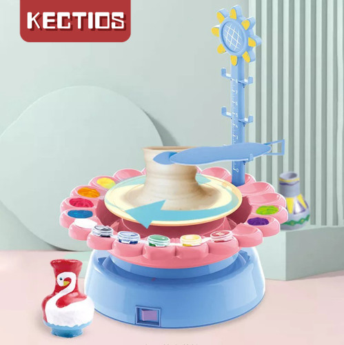 【Kectios™】【升級款】2021向日葵兒童電動手工免燒黏土陶藝幾