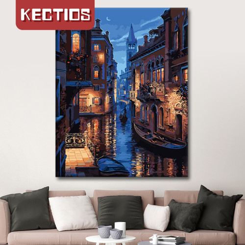 【Kectios™】diy數字油畫 40*50CM無框臥室風景花卉填色裝飾畫【滿3件減免20%】