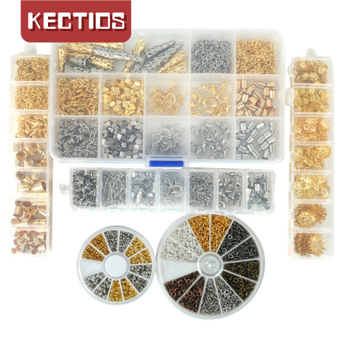 【Kectios™】熱銷diy手工製作耳環耳鉤飾品配件材料包花托工具套裝
