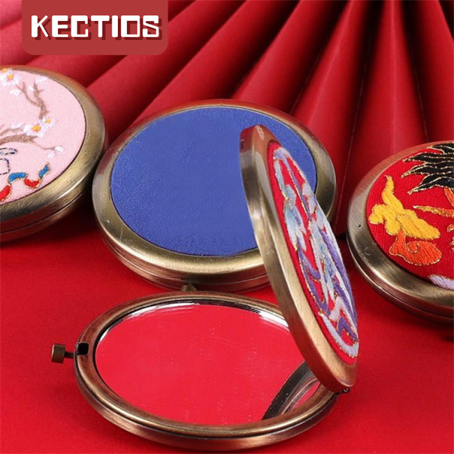 【Kectios™】化妝鏡刺繡diy手工自繡材料包製作繡花絲