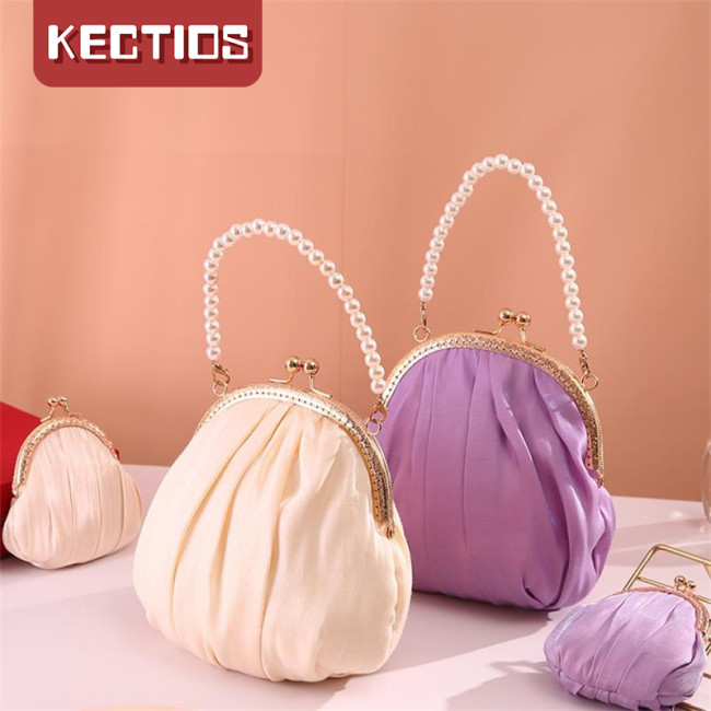 【Kectios™】古風琉璃刺繡口金包手提包手工自繡材料包製作包包蘇繡初學者繡品
