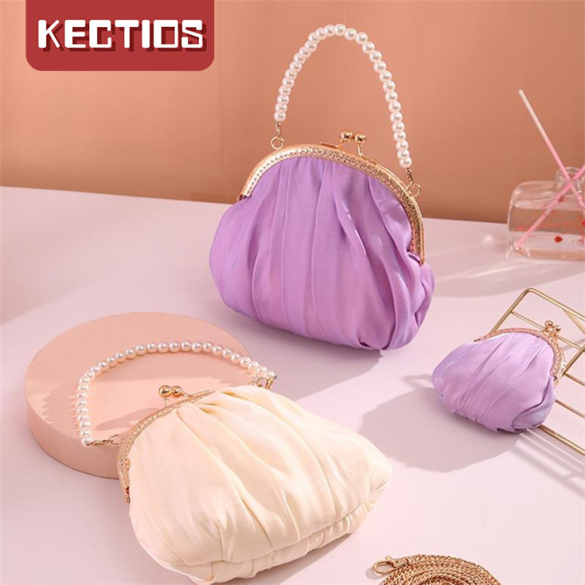 【Kectios™】古風琉璃刺繡口金包手提包手工自繡材料包製作包包蘇繡初學者繡品