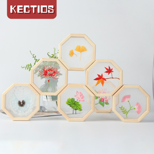 【Kectios™】透明刺繡DIY女孩初學絲帶繡材料包情人禮物成人孕婦手工製作蘇繡