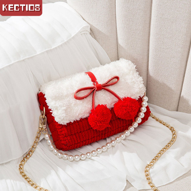 【Kectios™】泫雅風同款diy手工包編織包包自製作針織毛線材料包手織送女朋友