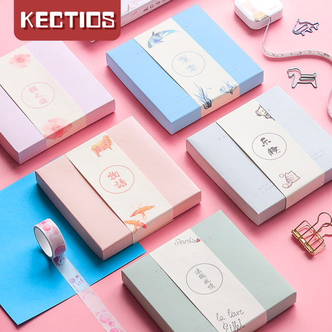 【Kectios™】100張手賬貼紙素材套裝大禮包少女心可愛裝飾小圖案日系ins風日記和紙動漫透明星空夢幻手帳卡通一本貼