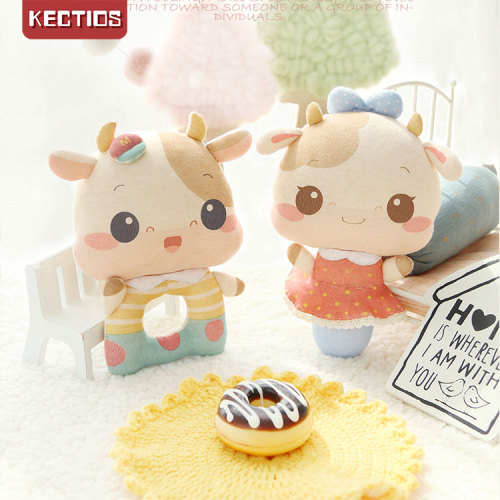【Kectios™】孕婦手工diy寶寶用品嬰兒玩具牛寶寶手搖鈴孕期打發時間布藝製作