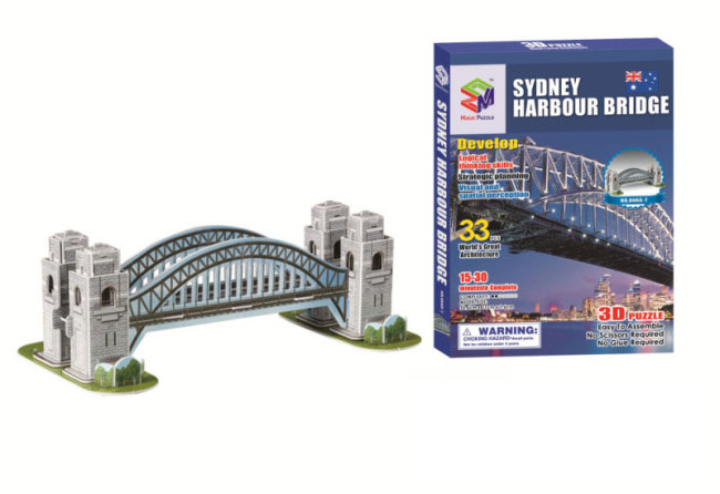 【Kectios™】旅遊紀念品世界名勝建築模型立體早教3D拼圖城堡兒童玩具紙質
