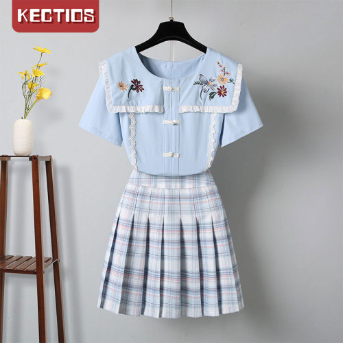 【Kectios™】古風改良漢服女裝早春套裝年新款女炸街網紅兩件套