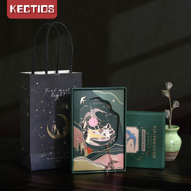 【Kectios™】金屬書簽文藝復古鏤空吊墜古風節日中國風創意精美禮物