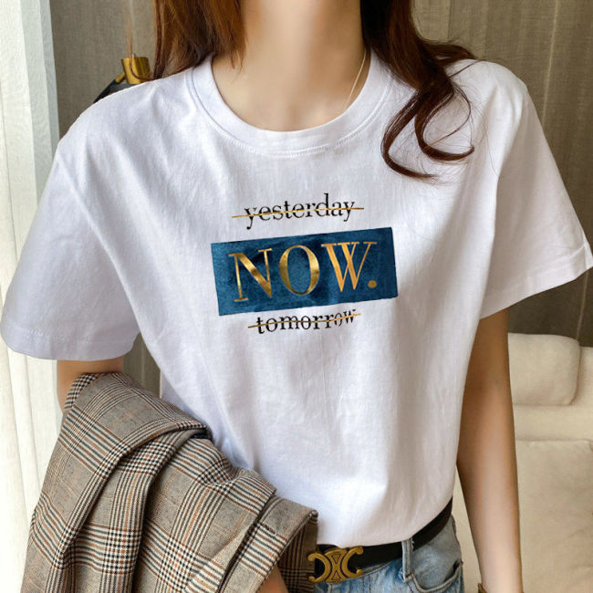 【Kectios™】100％純棉刺繡短袖t卹女寬鬆2021夏新款大碼洋氣半袖網紅上衣ins潮