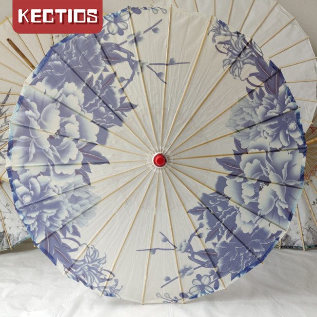 【Kectios™ 】防雨防水油紙傘防曬純手工傳統古風傘實用演出道具漢服搭配桐油傘