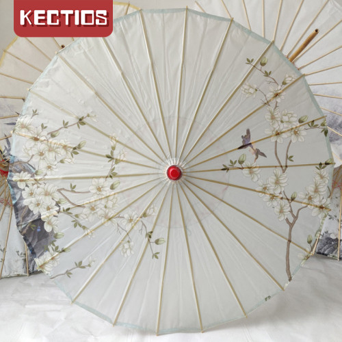 【Kectios™ 】防雨防水油紙傘防曬純手工傳統古風傘實用演出道具漢服搭配桐油傘