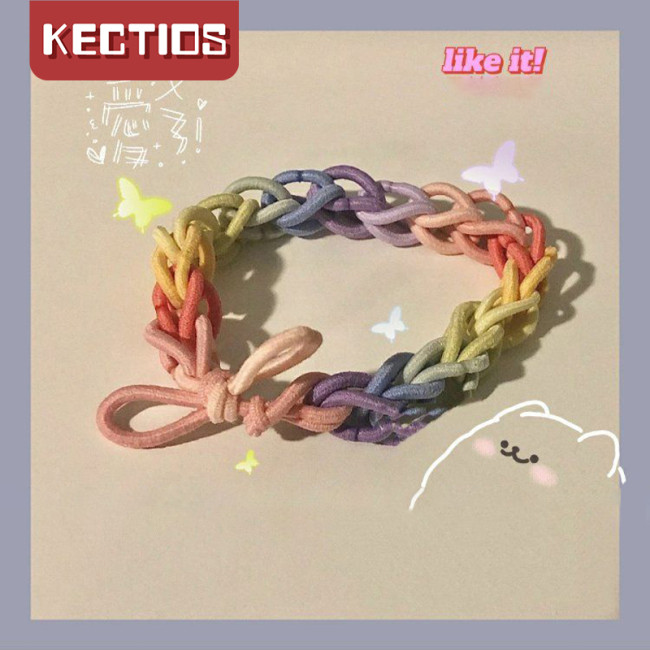 【Kectios™】爆款情侶手環送閨蜜皮筋純手工DIY禮物編織手鍊