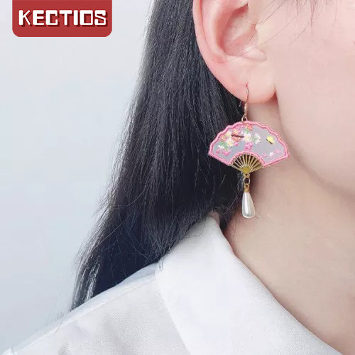 【Kectios™】耳環古風初學者繡絲帶繡蘇繡刺繡diy手工自繡材料包